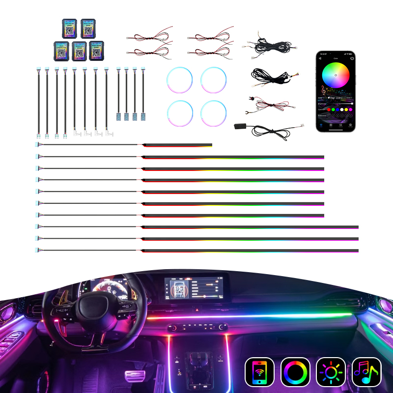 Rgb Light Strip - No.1 Selling Car Ambient Light Kit