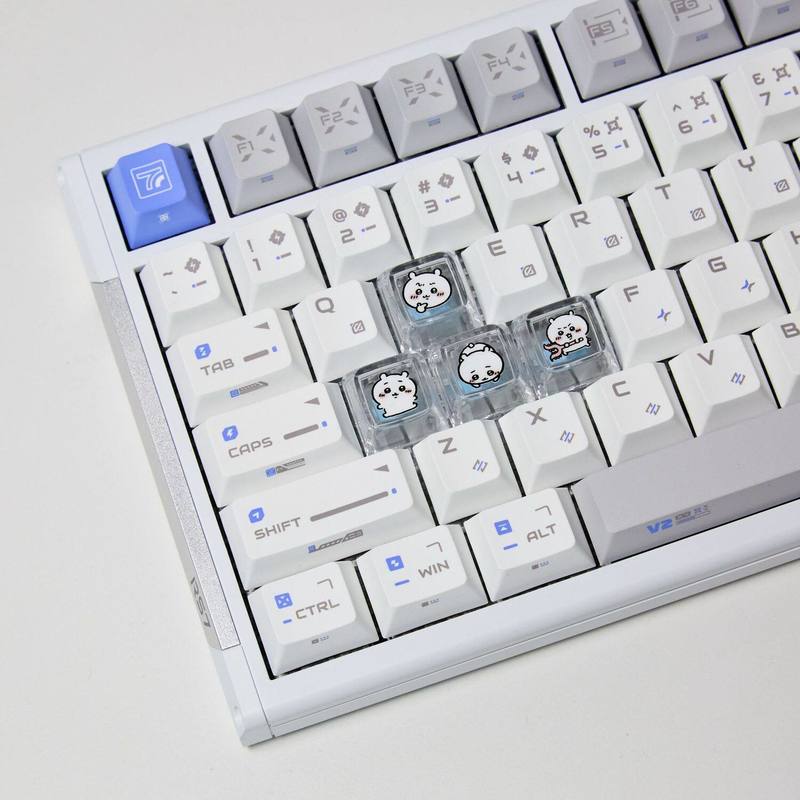 Pc Gaming Essentials - Chiikawa 4 Pcs Handmade Transparent Pc