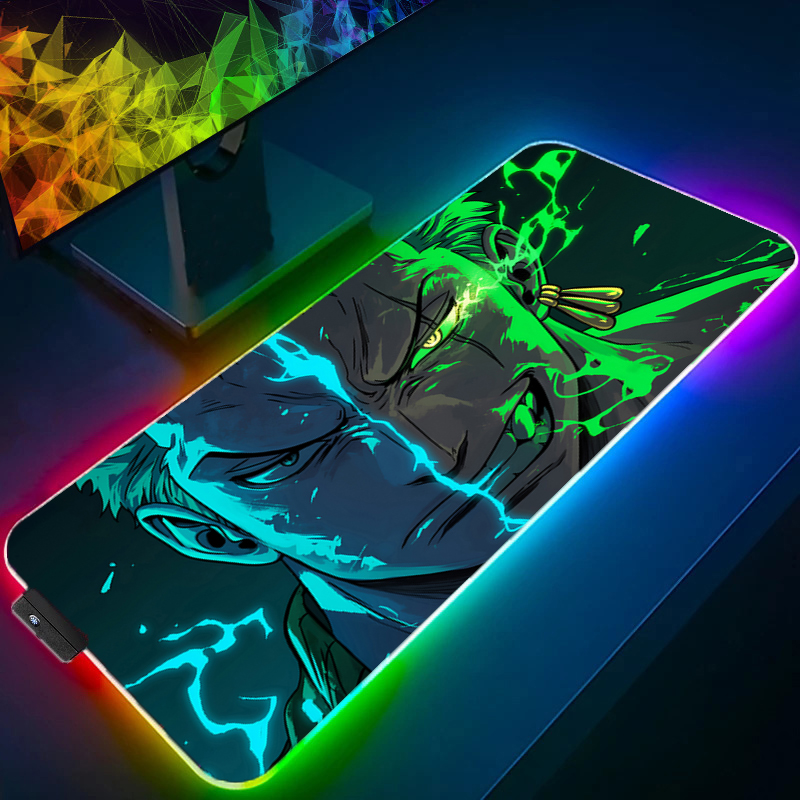 Pc Gaming Essentials - ONE PIECE Zoro Mouse Pad RGB