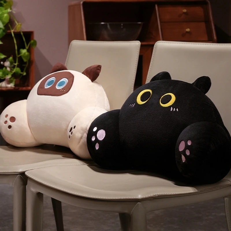 Thickened Cat Back Cushion Sia - Gaming Chair Lumbar Pillow ulasan dan harga