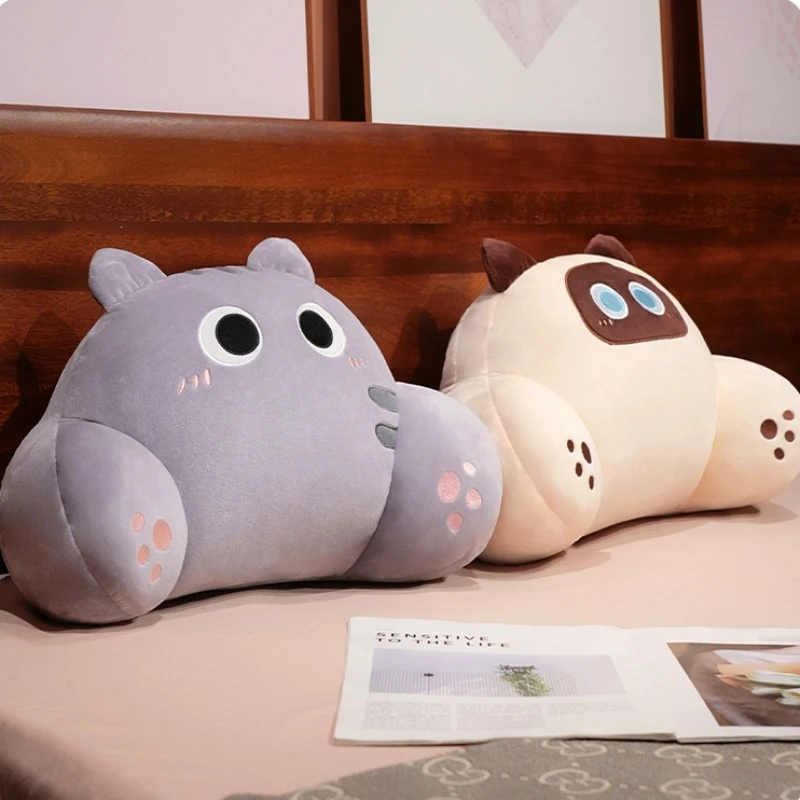 Thickened Cat Back Cushion Sia - Gaming Chair Lumbar Pillow ulasan dan harga