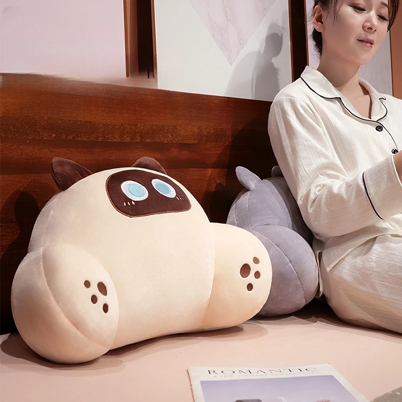 Thickened Cat Back Cushion Sia - Gaming Chair Lumbar Pillow ulasan dan harga