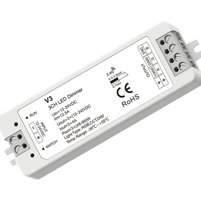 LED Controller 3-Channel V3 2. - Rgb Light Strip ulasan dan harga