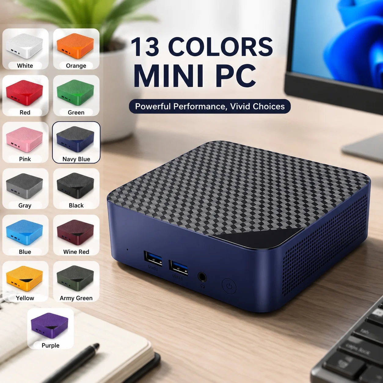 Mini PC Intel N150,16GB+2TB SS - Pc Gaming Editing ulasan dan harga
