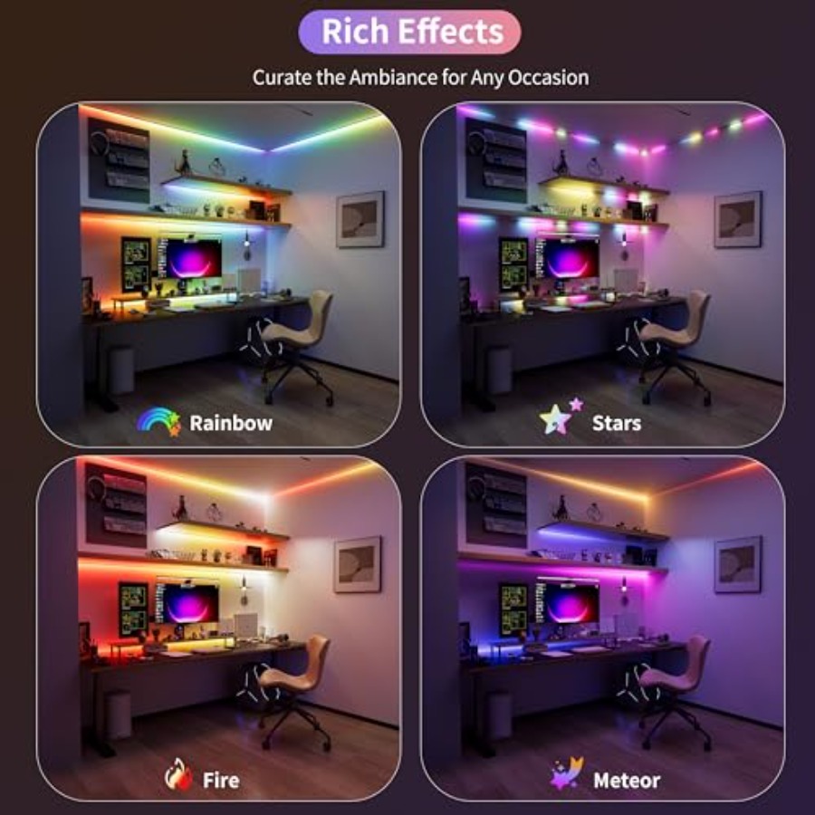 RGB Smart IC COB LED Strip Lig - Rgb Light Strip ulasan dan harga