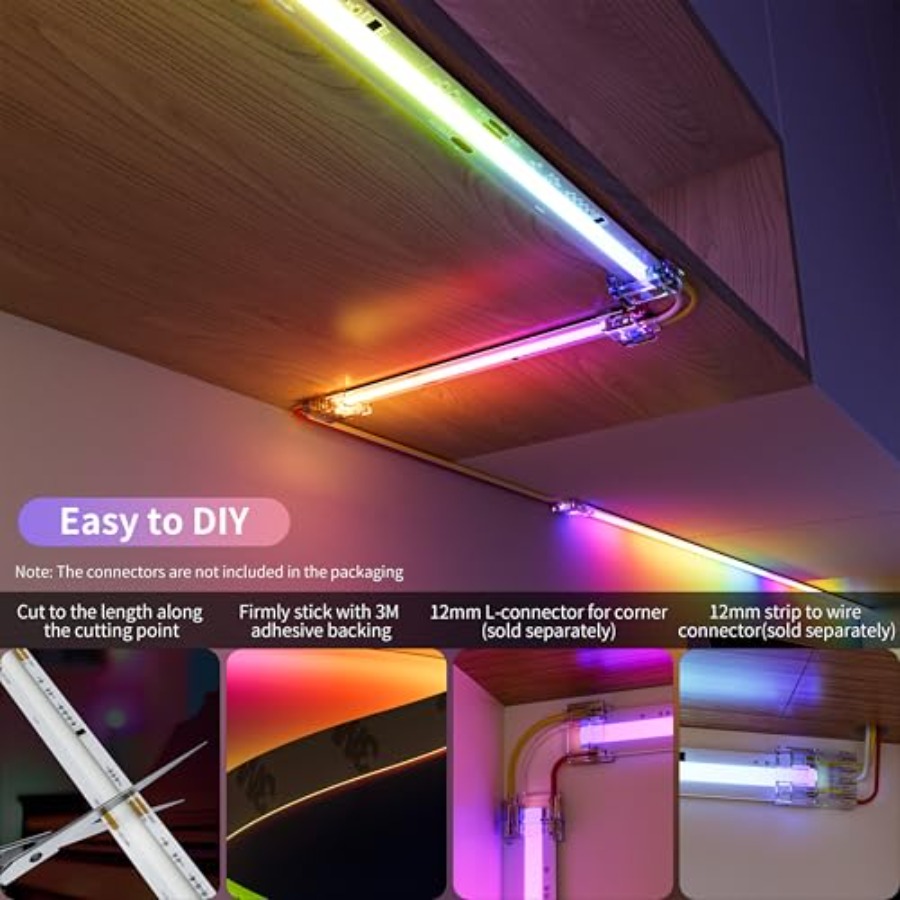 RGB Smart IC COB LED Strip Lig - Rgb Light Strip ulasan dan harga