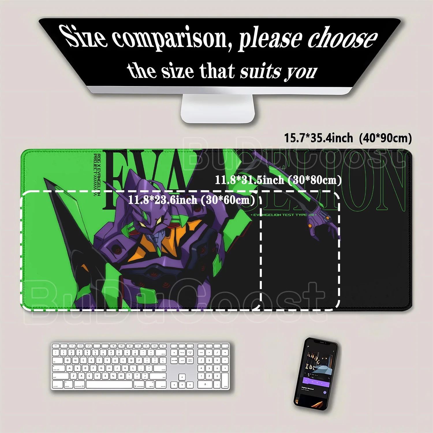 Evangelione EVA 01 Large Mouse - Pc Gaming Evangelion ulasan dan harga