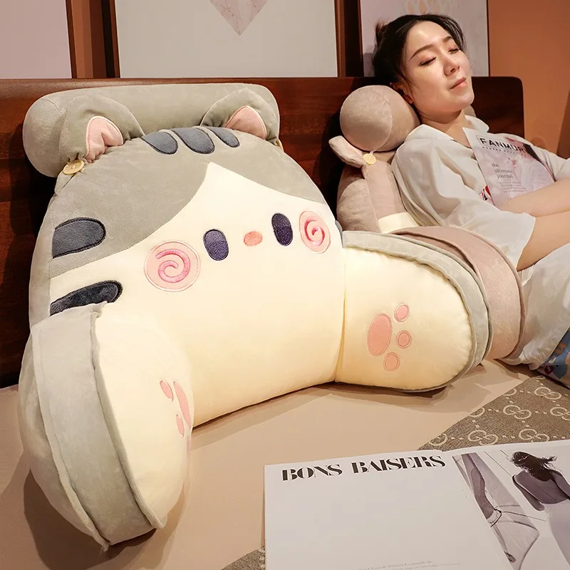 2025 Cartoon Bedside Cushion S - Gaming Chair Lumbar Pillow ulasan dan harga