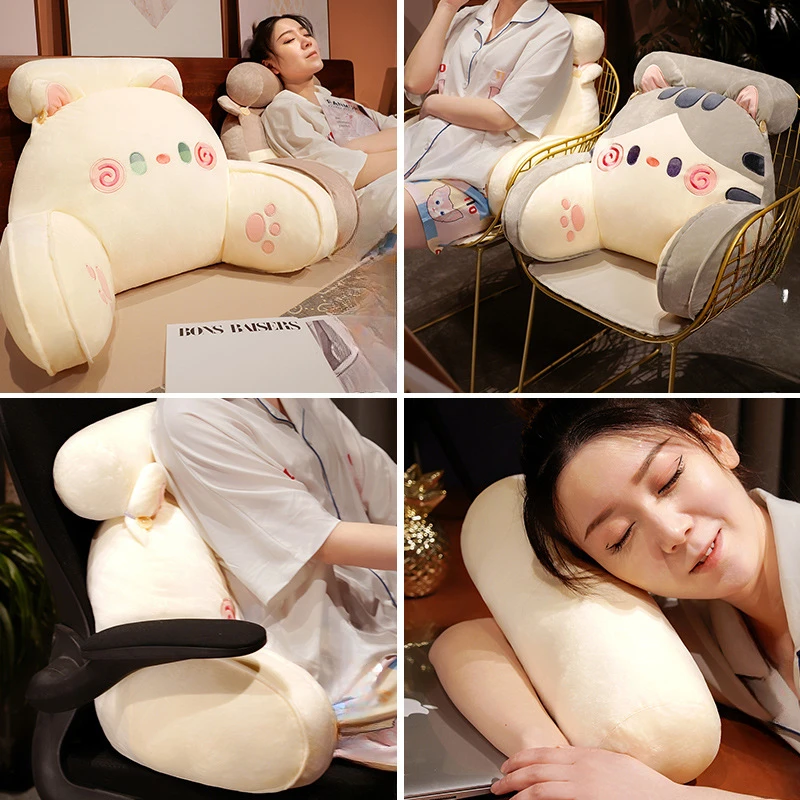 2025 Cartoon Bedside Cushion S - Gaming Chair Lumbar Pillow ulasan dan harga