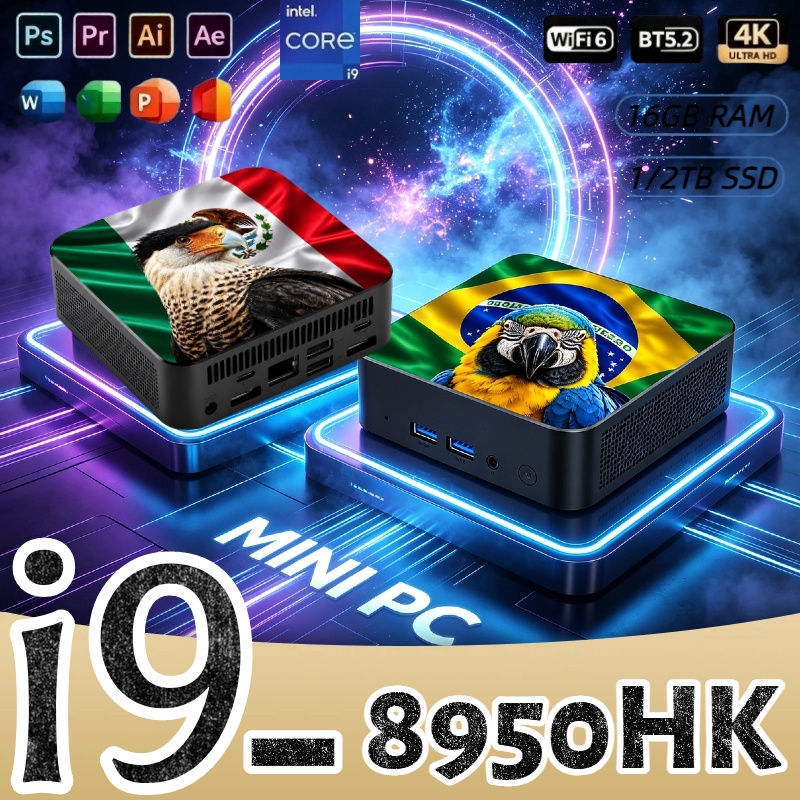Mini PC Core i9-8950HK 16GB RA - Pc Gaming New ulasan dan harga
