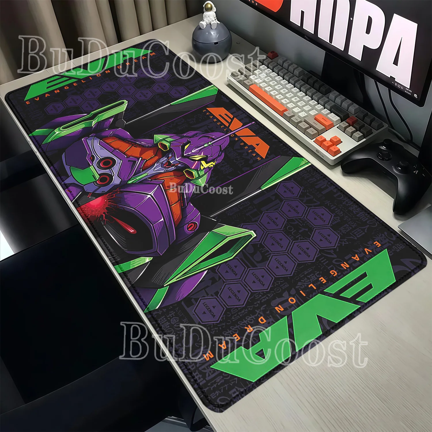 Mouse Pad Evangelione EVA 01 L - Pc Gaming Evangelion ulasan dan harga