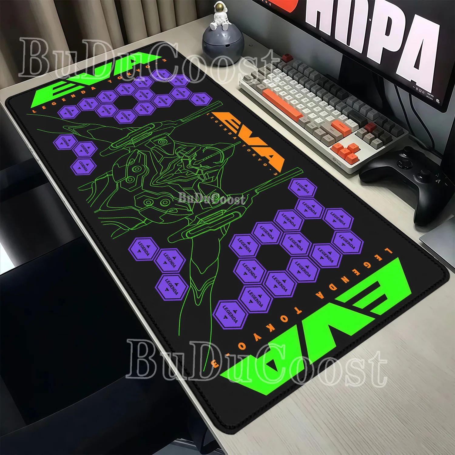 Mouse Pad Evangelione EVA 01 L - Pc Gaming Evangelion ulasan dan harga