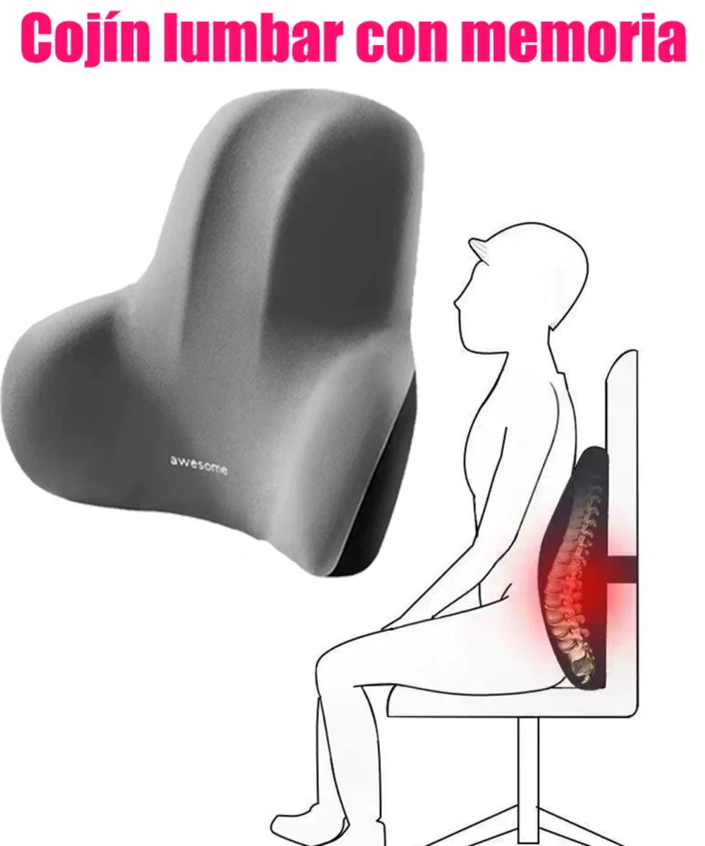 Memory Foam Lumbar Back Cushio - Gaming Chair Lumbar Pillow ulasan dan harga