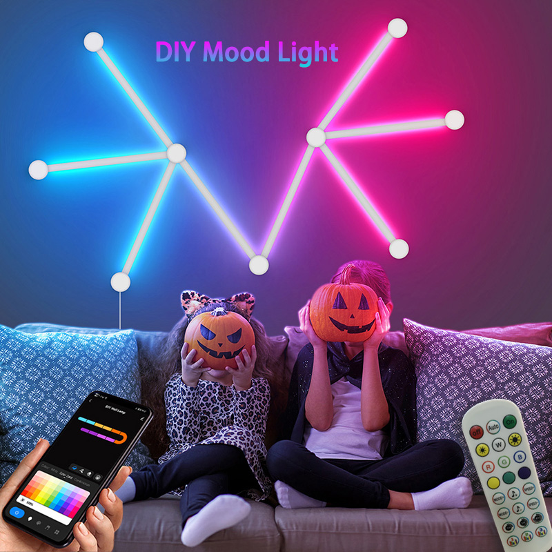 Smart RGB Wall Lamp, Bluetooth - Rgb Light Strip ulasan dan harga