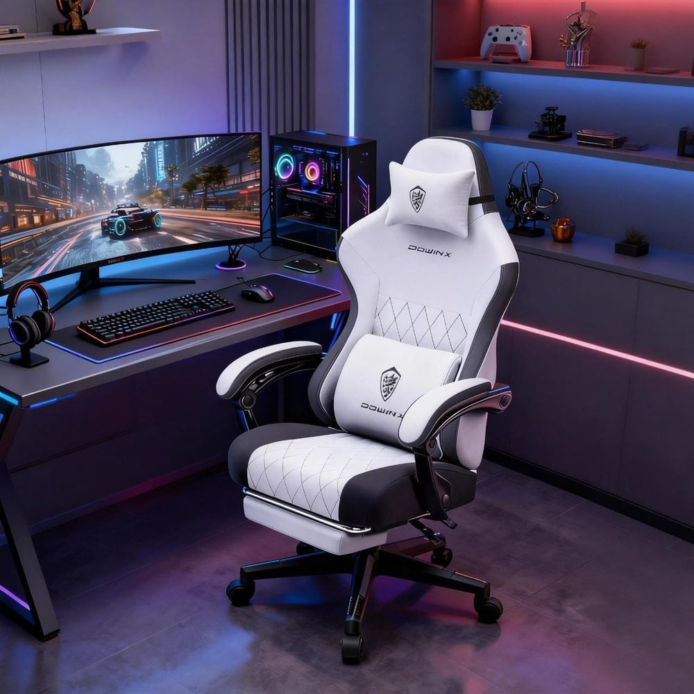 Gaming Chair with ket Spring C - Gaming Chair Lumbar Pillow ulasan dan harga