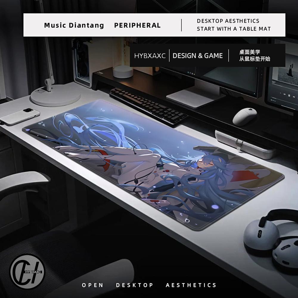 Mousepad Large Kawaii Anime Gi - Pc Gaming Evangelion ulasan dan harga