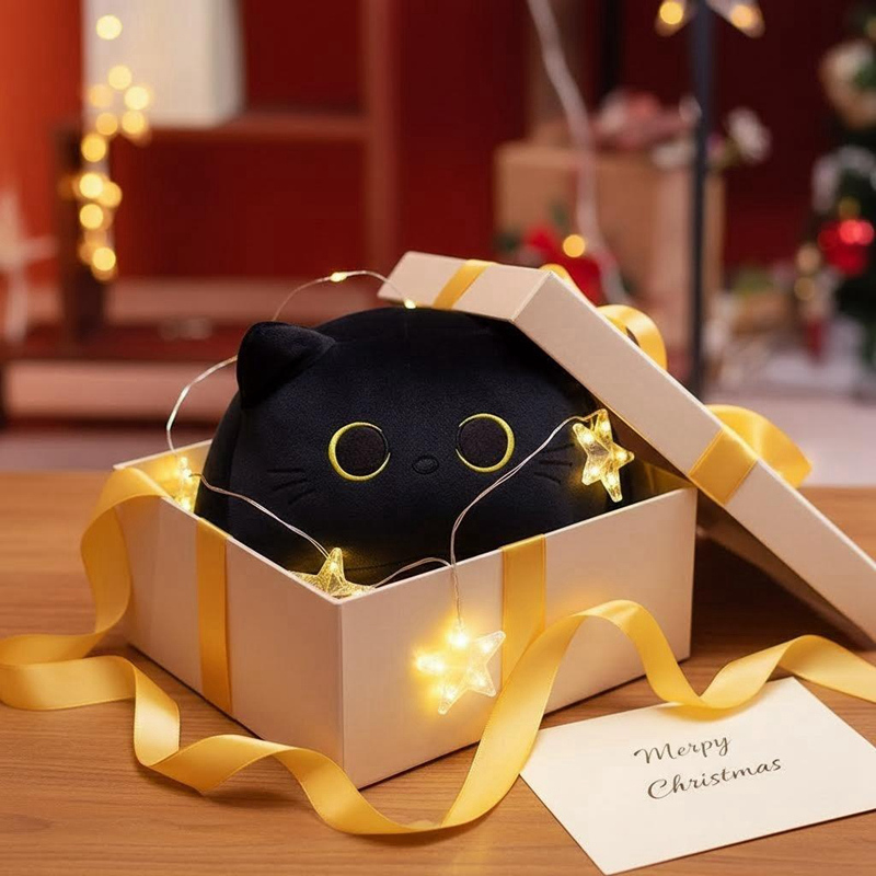 Black Cat Throw Pillow Adorabl - Gaming Chair Lumbar Pillow ulasan dan harga