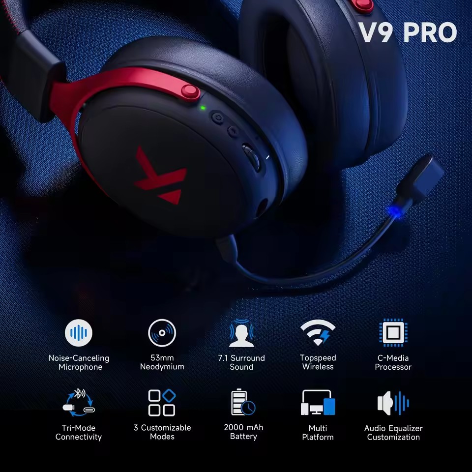 E-sports Headset Wireless Low  - Pc Gaming Victus ulasan dan harga