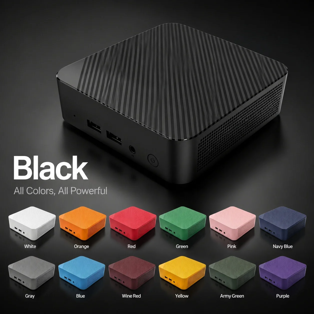 High-Performance Color Mini PC - Pc Gaming Editing ulasan dan harga