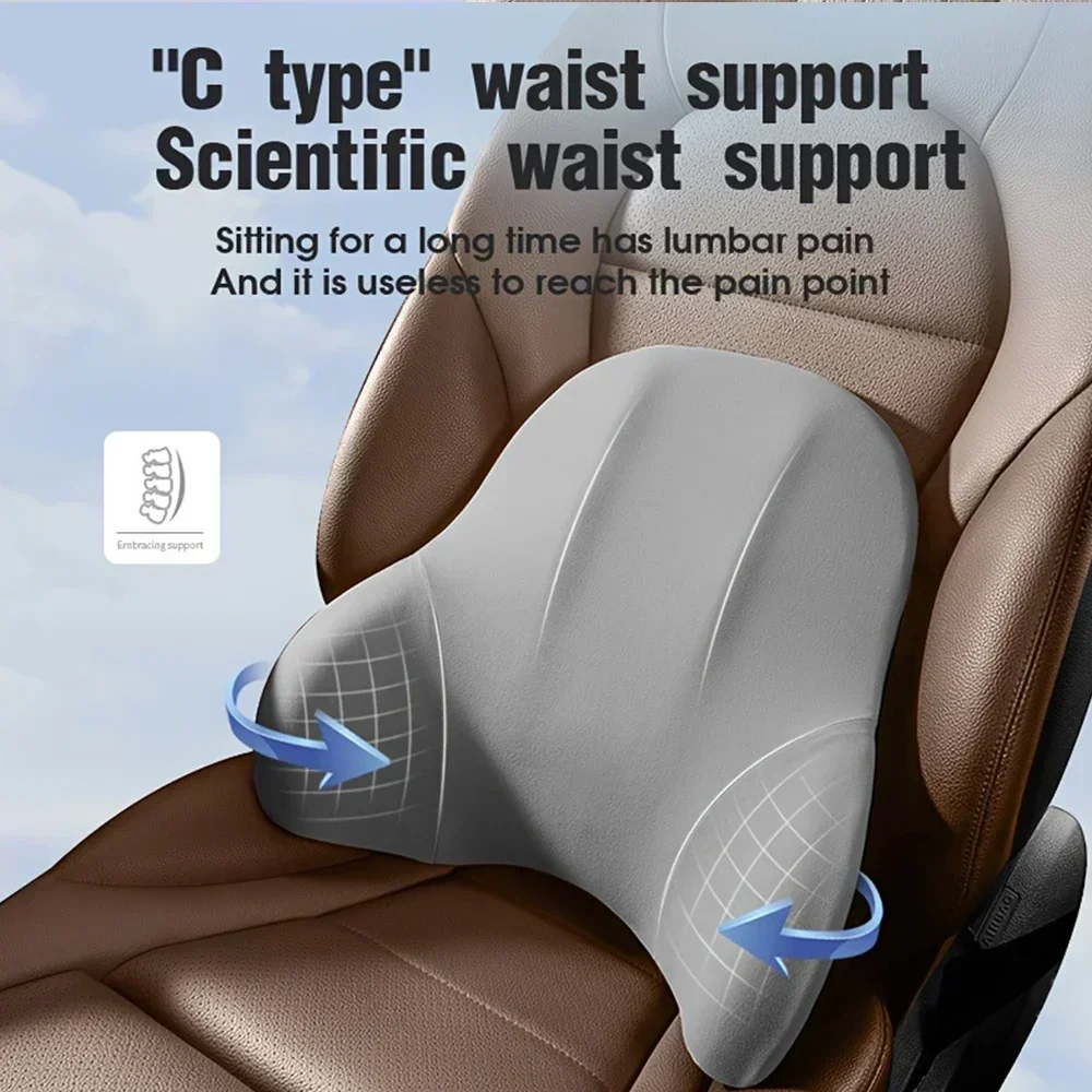 Memory Foam Lumbar Back Cushio - Gaming Chair Lumbar Pillow ulasan dan harga