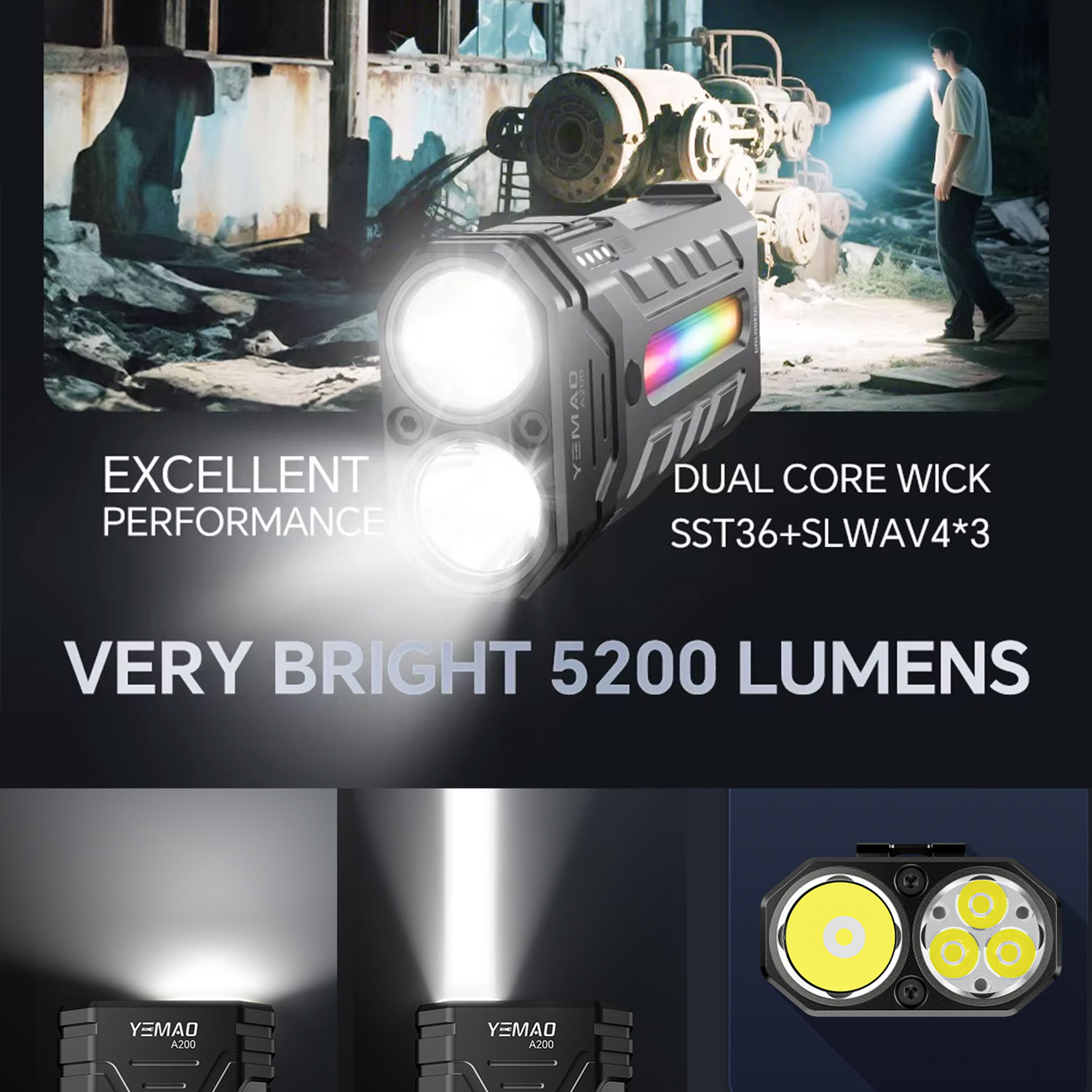 5200LM Innovative Multifunctio - Rgb Light Strip ulasan dan harga